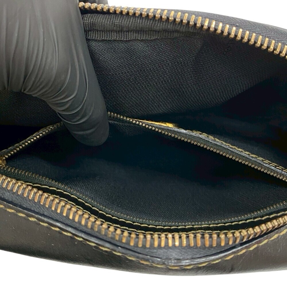 FENDI Black Leather Shoulder Bag - Picture 10 of 10